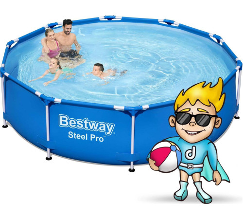 Басейн каркасний 15в1 Bestway 56677, 305 x 76 см Басейн каркасний 15в1 Bestway 56677, 305 x 76 см