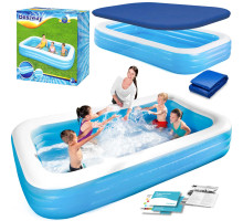 Басейн надувний прямокутний 3в1 Bestway 54009, 305 x 183 x 56 см