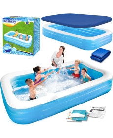Басейн надувний прямокутний 3в1 Bestway 54009, 305 x 183 x 56 см