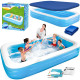 Басейн надувний прямокутний 3в1 Bestway 54009, 305 x 183 x 56 см