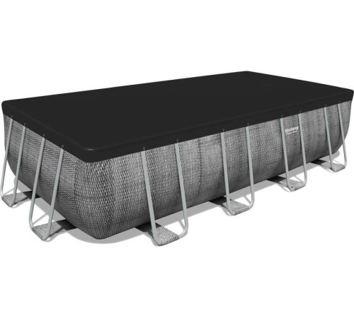 Басейн каркасний прямокутний Bestway Power Steel 549 x 274 x 122 см - сірий Басейн каркасний прямокутний Bestway Power Steel 549 x 274 x 122 см - сірий
