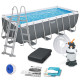 Басейн каркасний прямокутний 11в1 Bestway 56671N, 488 x 244 x 122 см
