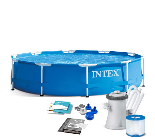 Басейн каркасний 9в1 INTEX 28202GN, 305 x 76 см, синій Басейн каркасний 9в1 INTEX 28202GN, 305 x 76 см, синій
