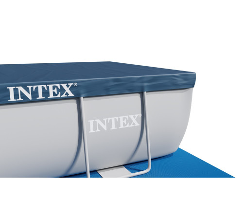 Басейн каркасний овальний 12в1 INTEX 26796, 503 x 274 x 122 см, сірий Басейн каркасний овальний 12в1 INTEX 26796, 503 x 274 x 122 см, сірий