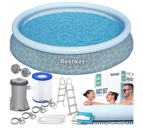 Басейн надувний 11в1 Bestway 57372 457 х 107 см