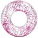 Надувний круг прозорий Intex 56274-pink рожевий