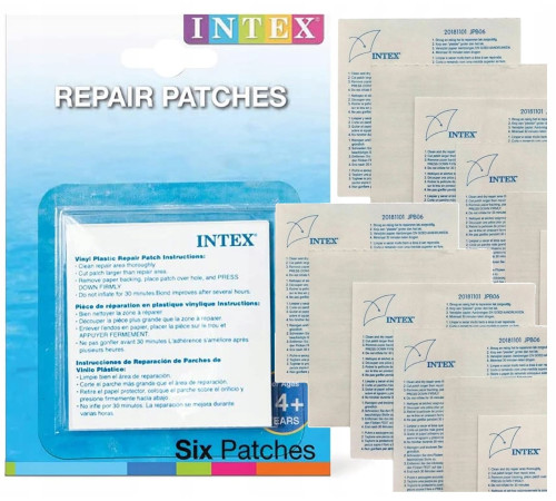 Латки для надувних виробів INTEX 59631 Латки для надувних виробів INTEX 59631