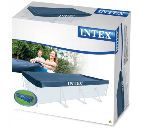 Накриття для каркасного басейну Intex 28039 460 x 226 см Накриття для каркасного басейну Intex 28039 460 x 226 см