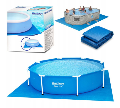 Килимок для басейну Bestway 58002 - 396 x 396 см Килимок для басейну Bestway 58002 - 396 x 396 см