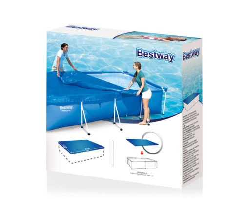 Накриття для каркасного басейну 259 x 170 см Bestway 58105 Накриття для каркасного басейну 259 x 170 см Bestway 58105