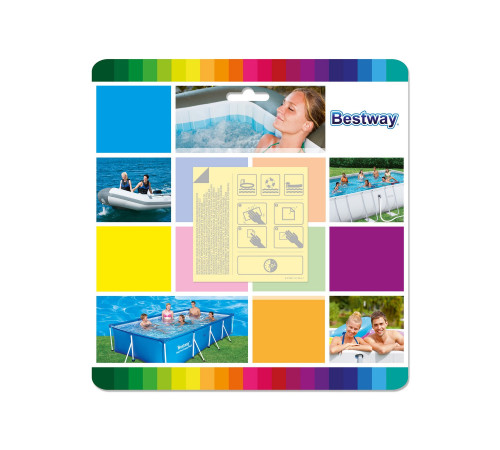 Водонепроникні ремонтні латки для надувних матраців Bestway 62091 Водонепроникні ремонтні латки для надувних матраців Bestway 62091