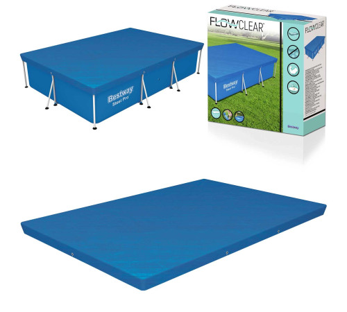 Pokrywa do basenu stelażowego 300 x 201 cm Bestway 58106