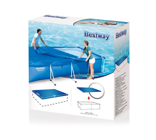 Pokrywa do basenu stelażowego 300 x 201 cm Bestway 58106