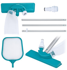 Zestaw do czyszczenia basenu kij 167cm + odkurzacz + siatka Bestway 58013