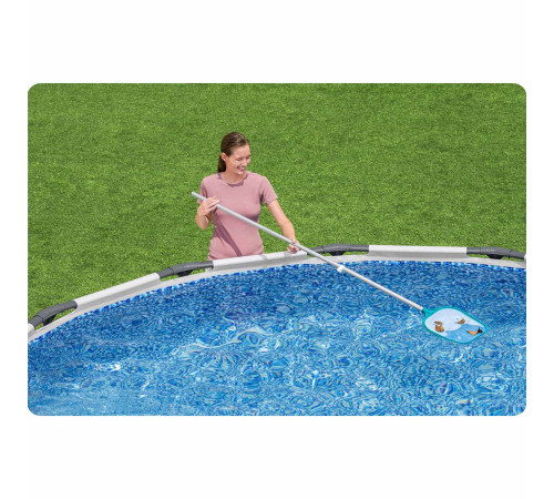 Zestaw do czyszczenia basenu kij 167cm + odkurzacz + siatka Bestway 58013