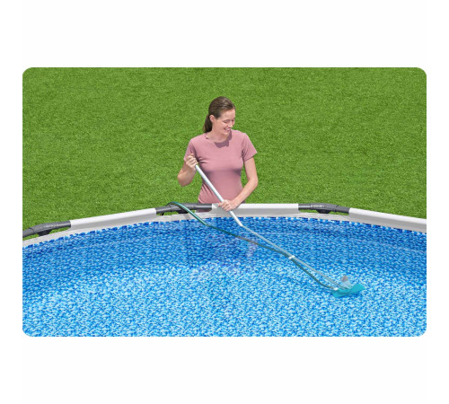 Zestaw do czyszczenia basenu kij 167cm + odkurzacz + siatka Bestway 58013