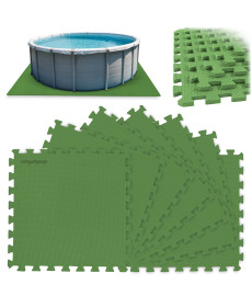 Mata piankowa pod basen puzzle 50 x 50 cm 8 szt