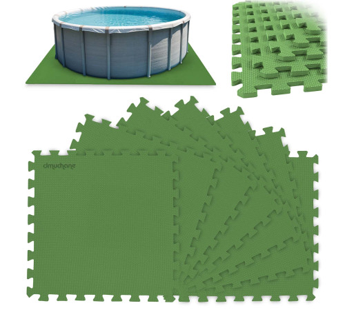 Mata piankowa pod basen puzzle 50 x 50 cm 8 szt