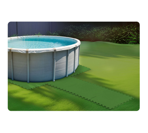 Mata piankowa pod basen puzzle 50 x 50 cm 8 szt