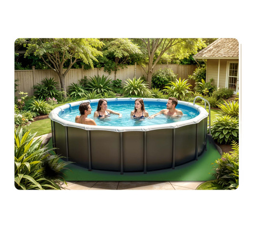 Mata piankowa pod basen puzzle 50 x 50 cm 8 szt