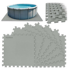 Mata piankowa pod basen puzzle 50 x 50 cm 8 szt