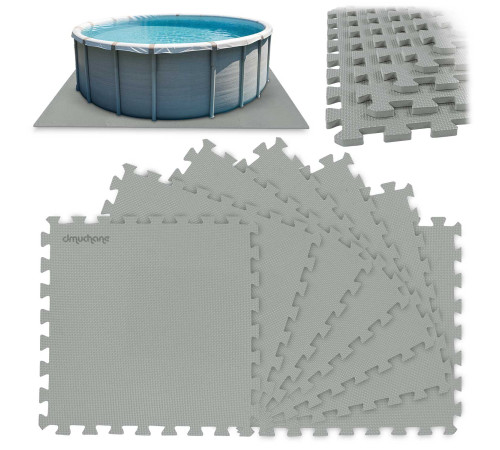 Mata piankowa pod basen puzzle 50 x 50 cm 8 szt