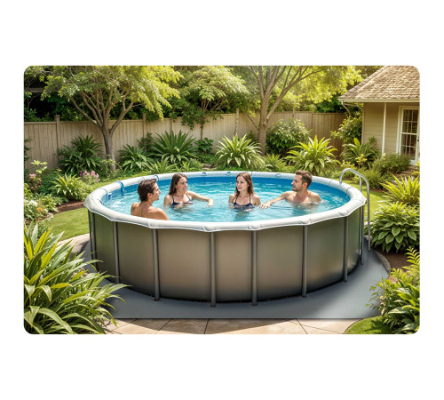 Mata piankowa pod basen puzzle 50 x 50 cm 8 szt