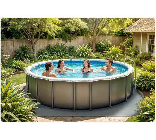 Килимок-пазл для басейну Dmuchane 650001 50 х 50 см 8 шт.