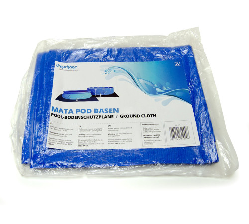 Uniwersalna mata folia plandeka pod basen ogrodowy 295 x 206 cm DM-123