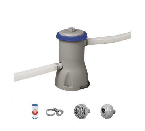 Фільтр-насос Bestway Flowclear 3028 л/ч, 40 Вт Фільтр-насос Bestway Flowclear 3028 л/ч, 40 Вт