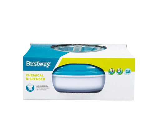 Поплавець-дозатор великий для басейну Bestway 58769bw Поплавець-дозатор великий для басейну Bestway 58769bw
