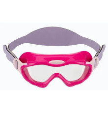 Окуляри-маска для плавання дитячі Speedo SEA SQUAD MASK JU, рожево-сірі
