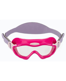 Окуляри-маска для плавання дитячі Speedo SEA SQUAD MASK JU, рожево-сірі