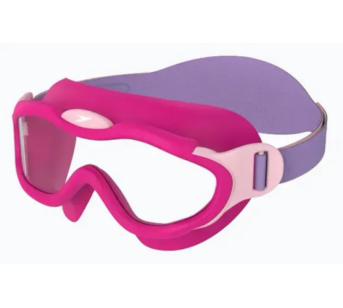 Окуляри-маска для плавання дитячі Speedo SEA SQUAD MASK JU, рожево-сірі