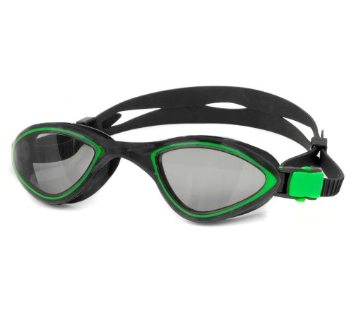 Окуляри для плавання Aqua Speed FLEX 6664, чорно-зелені