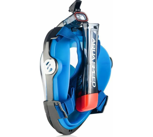 Повнолицьова маска Aqua Speed DRIFT 7090 розмір L/XL, чорно-синій