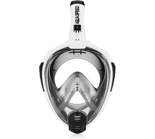 Повнолицьова маска Aqua Speed DRIFT 7087 розмір S/M, чорно-біла
