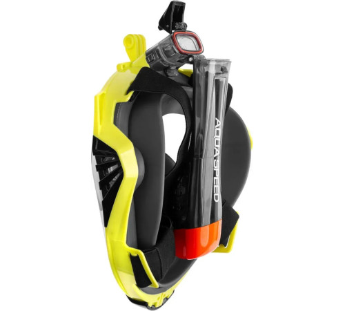 Повнолицьова маска Aqua Speed DRIFT 9936 розмір S/M, чорно-жовта