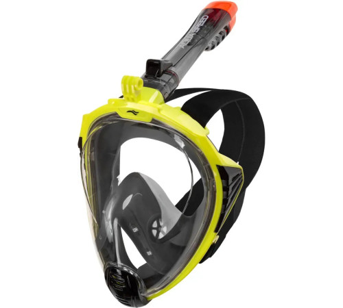 Повнолицьова маска Aqua Speed DRIFT 9936 розмір S/M, чорно-жовта