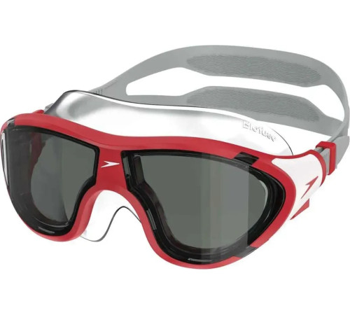 Окуляри для плавання Speedo JUNIOR BIOFUSE 2.0 MASK, червоно-сірі