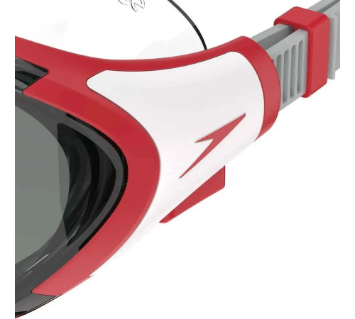 Окуляри для плавання Speedo JUNIOR BIOFUSE 2.0 MASK, червоно-сірі