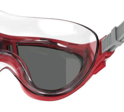 Окуляри для плавання Speedo JUNIOR BIOFUSE 2.0 MASK, червоно-сірі
