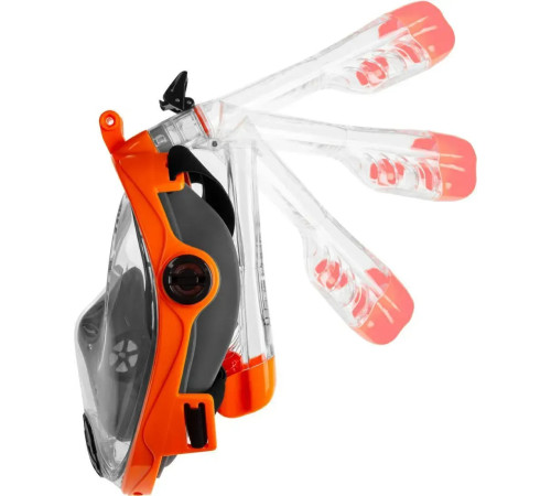 Повнолицьова маска Aqua Speed SPECTRA 2.0 9915 розмір S/M, чорно-оранжева