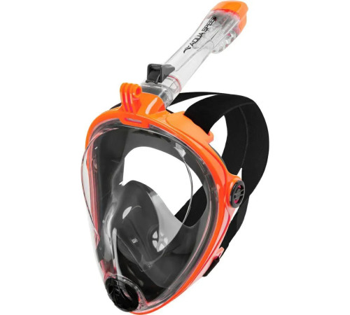 Повнолицьова маска Aqua Speed SPECTRA 2.0 9915 розмір S/M, чорно-оранжева