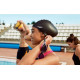 Шапка для плавання Speedo BUBBLE ACTIVE + CAP AU, чорна