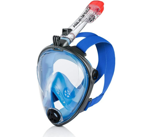 Повнолицьова маска Aqua Speed SPECTRA 2.0 7073 розмір L/XL, чорно-синя
