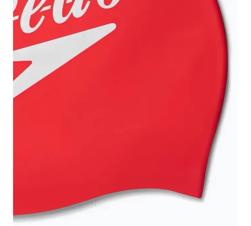 Шапка для плавання Speedo SLOGAN PRT CAP AU, червоно-білий