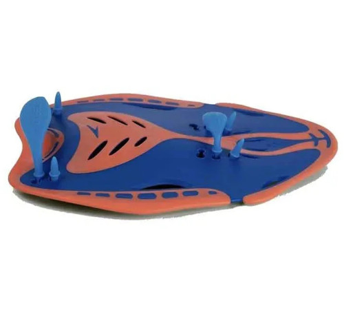Лопатки для плавання Speedo BIOFUSE POWER PADDLE AU розмір M, синьо-оранжевий