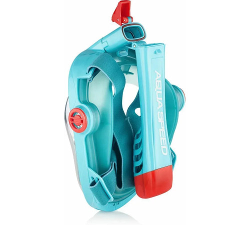 Повнолицьова маска дитяча Aqua Speed SPECTRA 2.0 KID 7083 розмір L, бірюзова