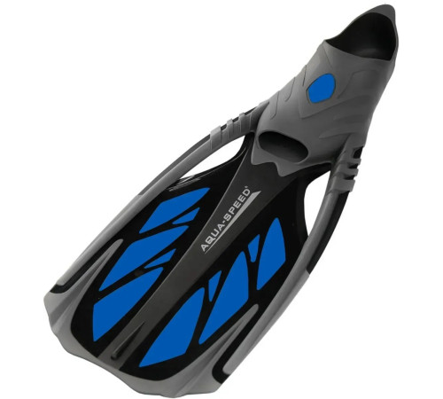 Ласти Aqua Speed INOX 5116 розмір 44-45, чорно-сиінй